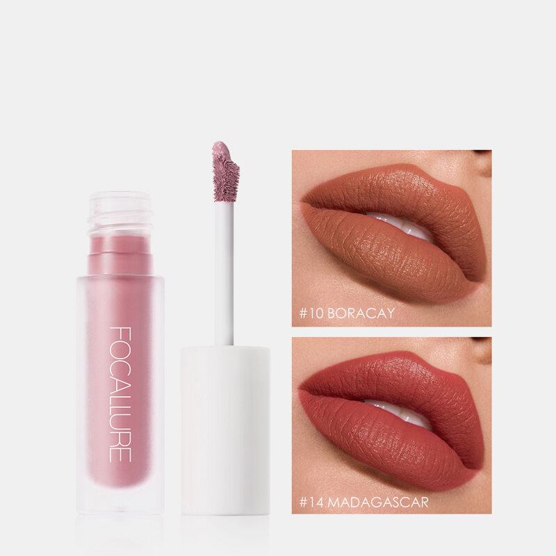 6 Χρώματα Matte Lip Gloss Μεγάλης Διάρκειας Αδιάβροχο Αντικολλητικό Κύπελλο No-fade Lip Glaze