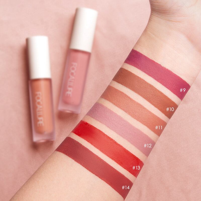 6 Χρώματα Matte Lip Gloss Μεγάλης Διάρκειας Αδιάβροχο Αντικολλητικό Κύπελλο No-fade Lip Glaze