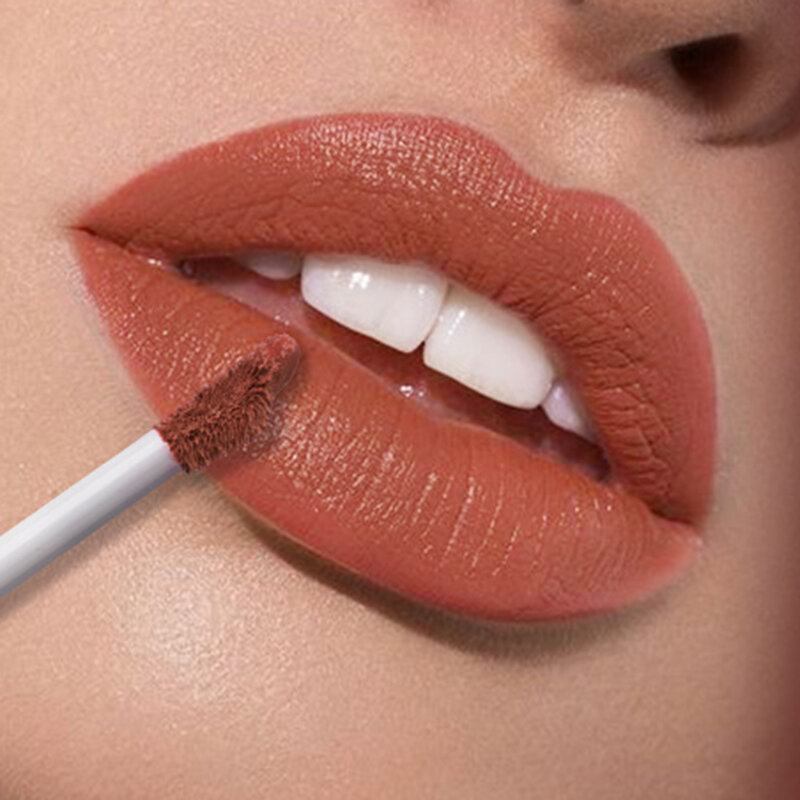 6 Χρώματα Matte Lip Gloss Μεγάλης Διάρκειας Αδιάβροχο Αντικολλητικό Κύπελλο No-fade Lip Glaze