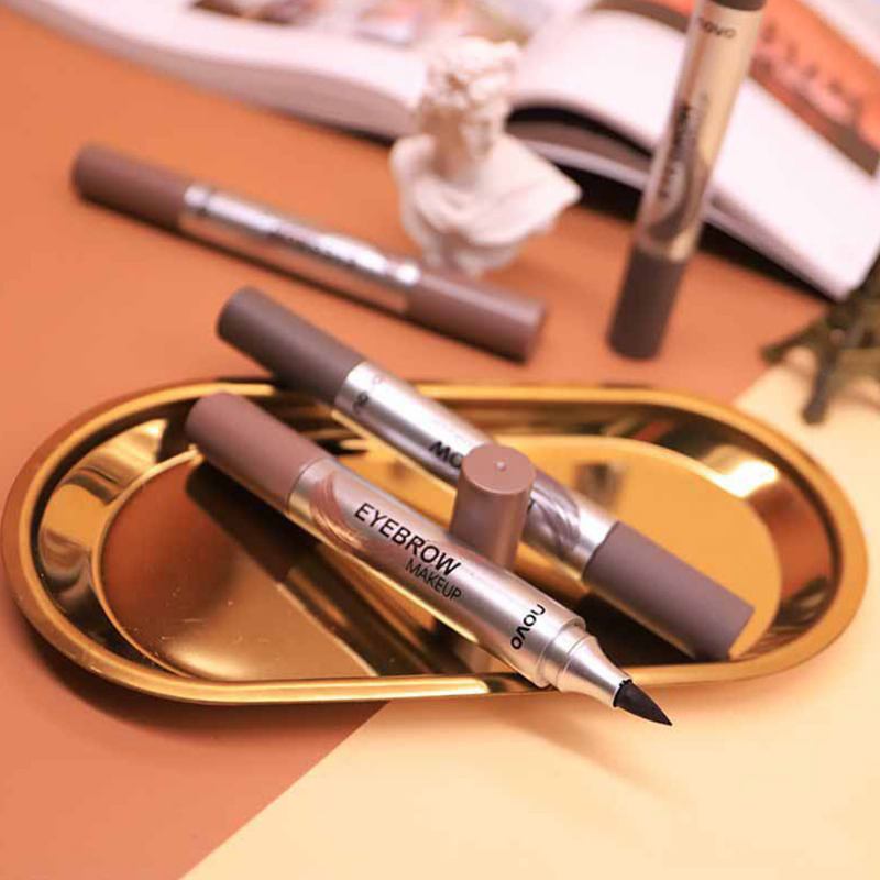 Dye Cream Eyebrow Mark Pencil Nib Browrow Αδιάβροχο Μολύβι Φρυδιών Με Πινέλο 2 Διαθέσιμα Χρώματα