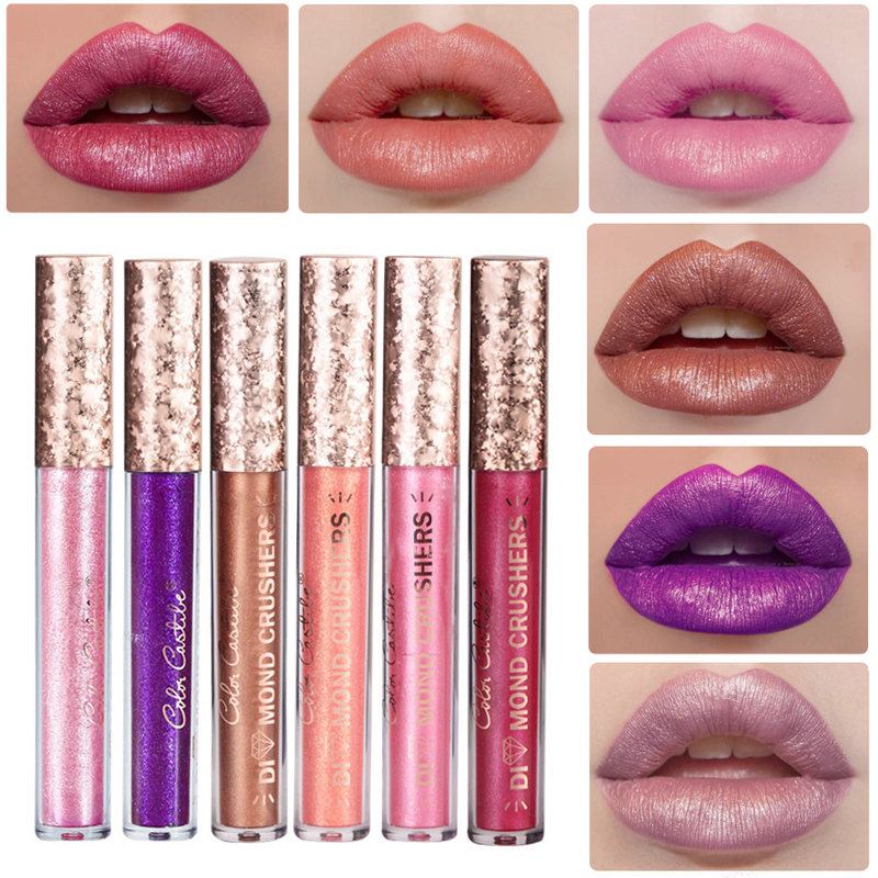 Glitter Lip Gloss Diamond Shimmer Liquid Lipstick Μεγάλης Διάρκειας Lipgloss Lip Makeup Cosmetic