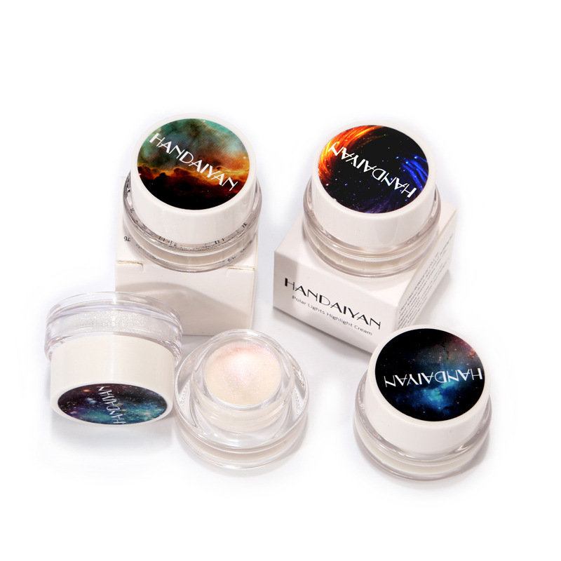 Handaiyan Shimmer Highlighters Cream Brighten Contour Base Bronzers Face Highlight Μακιγιάζ Πολύχρωμο