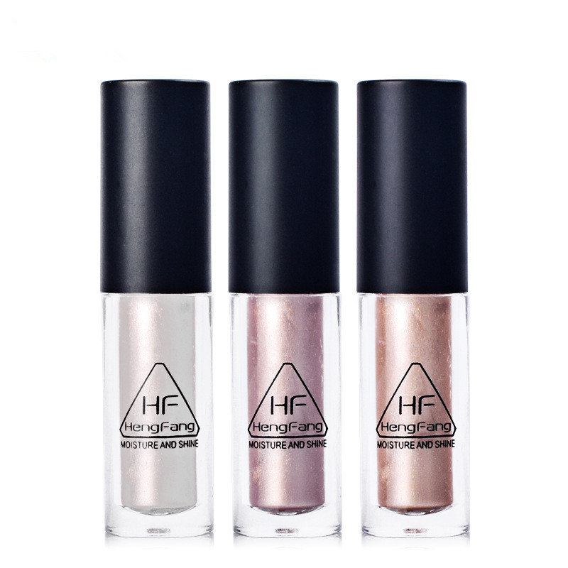 Highlighter Liquid Makeup Glow Pigments Gold Shimmer Face Contour 3 Χρώματα