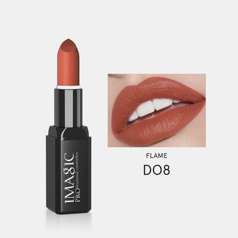 Imagic Matte Velvet Lipstick 16colors Αδιάβροχο Γυμνό Γυαλιστερό Κραγιόν Μεγάλης Διάρκειας