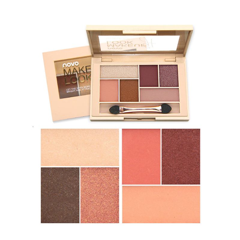 Matte Ground Eye Shadow Disc Silky Six Eyeshadow Pearl Light Ματ Χρώμα Σκιά Ματιών Εργαλείο Μακιγιάζ Για Αρχάριους