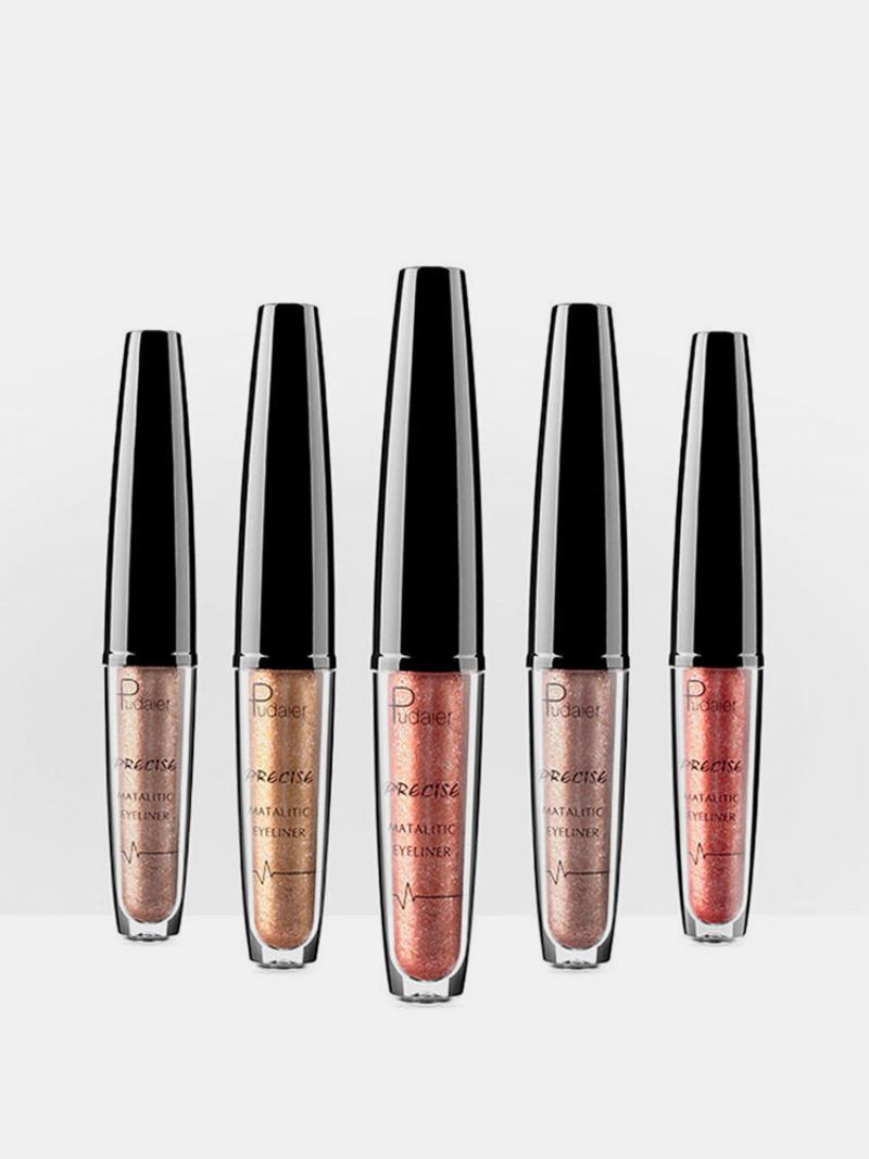 Metallic Shiny Eyeliner Smoky Eyes Eyeshadow Waterproof Glitter Liquid Μακράς Διαρκείας