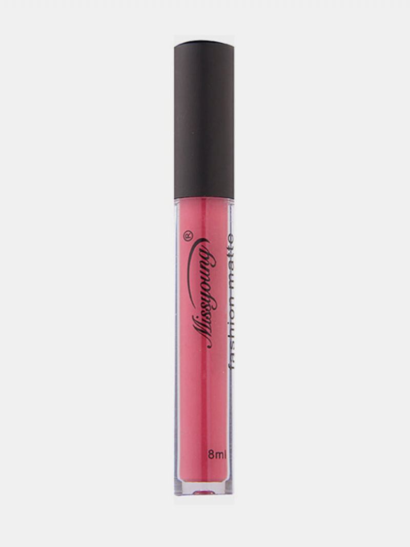 Missyoung Matte Liquid Lipstick Lip Gloss Αδιάβροχο Μακιγιάζ Χειλιών Μεγάλης Διάρκειας Σέξι