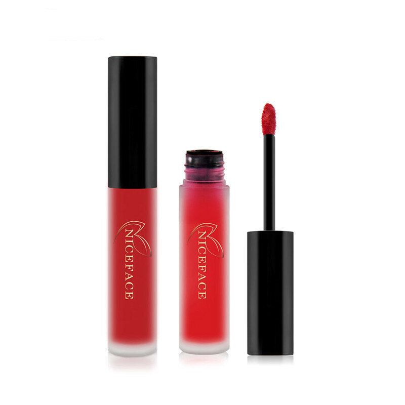 Niceface Matte Liquid Lipstick Lip Gloss Μακράς Διαρκείας Αδιάβροχο Καλλυντικά Χειλιών Μακιγιάζ