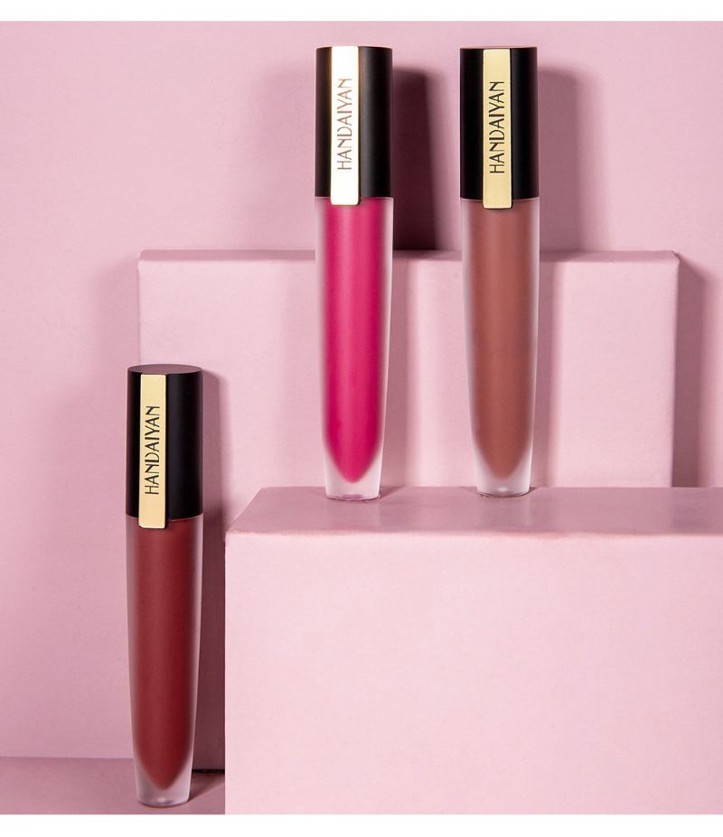 Pen Matte Liquid Lip Gloss Misty Velvet Lipstick Αδιάβροχο Αντικολλητικό Cup Lip Glaze
