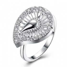 Δαχτυλίδι Yueyin Luxury Ring Water Drop Zircon