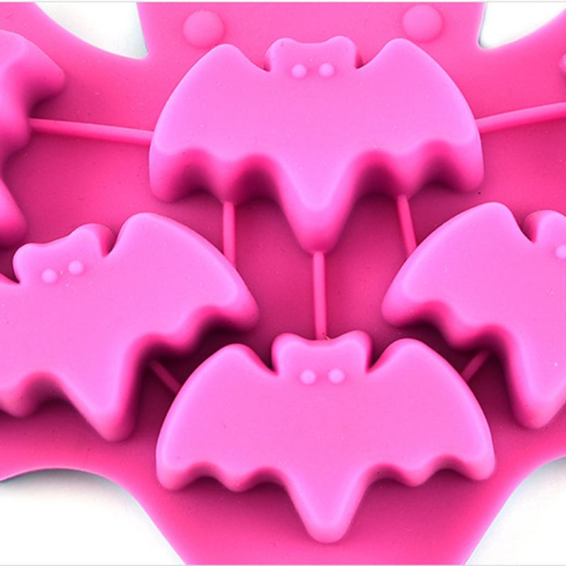 Creative Bat Ice Cube Πουτίγκα Παγωμένης Σιλικόνης Ζελέ Φόρμα Νυχτερίδας Σοκολάτας Φορμάρισμα Κατάψυξης