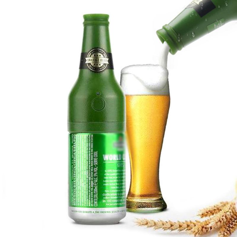 Φορητό Sonic Can Beer Foamer For Outdoor Party Tasting Wine Food Grade Universal Bubbler Long Battery Duration Mini Size
