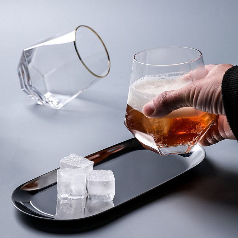 Gold Crystal Glass Cup Whisky Home Bogey Cup Classical Cup Κούπα Κρασιού Ktv Το Καλύτερο Δώρο