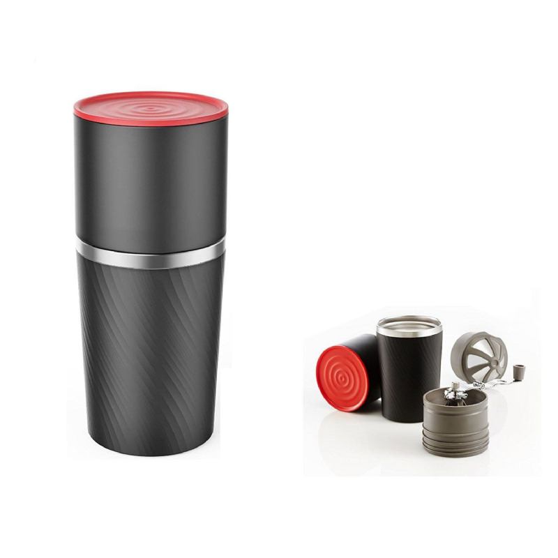 Kcasa Kc-pcm18 Φορητό All-in-one Pour Over Καφετιέρα Μεγάλης Χωρητικότητας Υπαίθρια Ταξιδιωτική