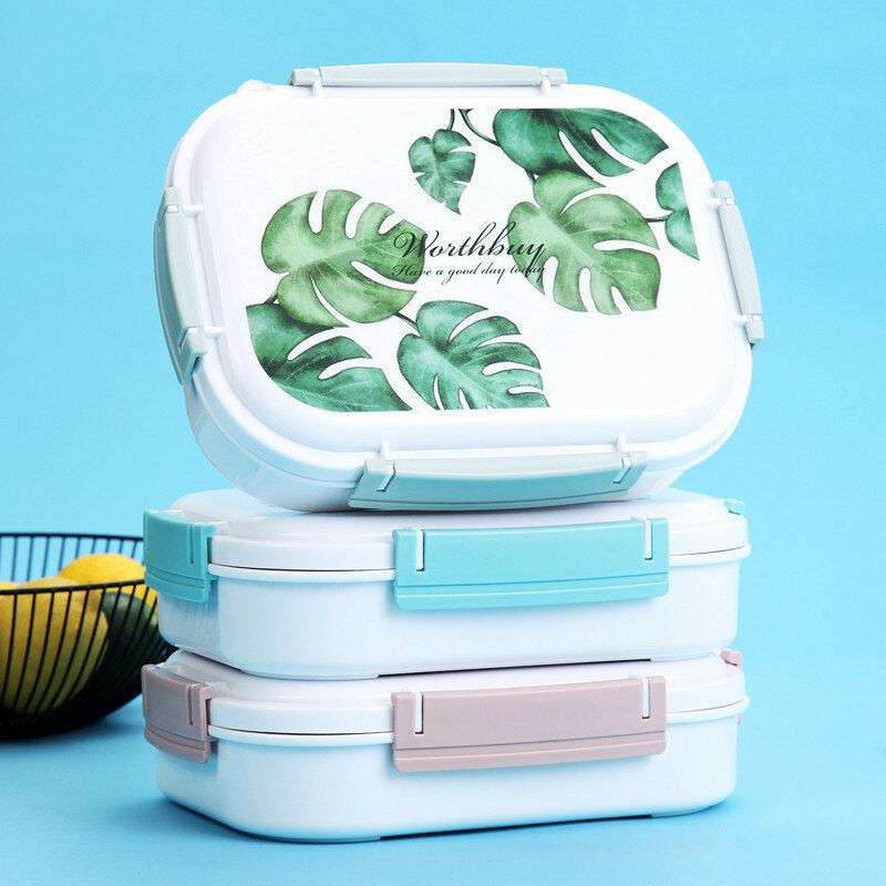 Κουτί Μικροκυμάτων Bento Box 304 Από Ανοξείδωτο Ατσάλι Γεύματος Με Θήκες Σχολικό Δοχείο Φαγητού Γραφείου