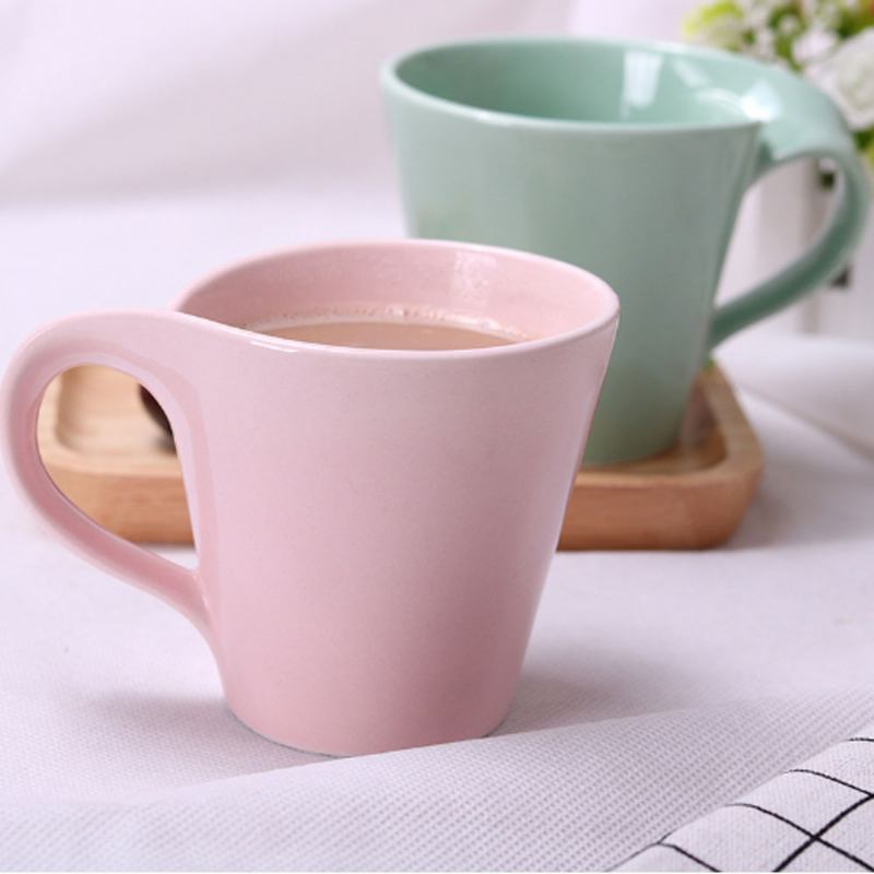 New Arrival Ceramic Coffee Mug Setplain Color Cups For Women Travel 2 Pack Χριστουγεννιάτικες Γυαλιστερές Κούπες Με Συσκευασία Δώρου