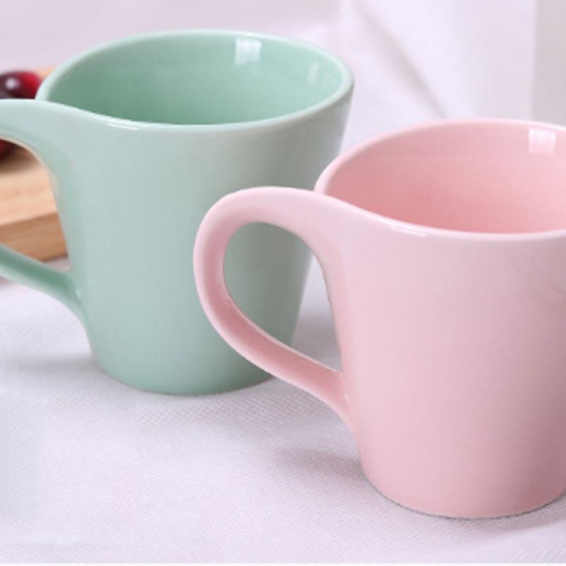 New Arrival Ceramic Coffee Mug Setplain Color Cups For Women Travel 2 Pack Χριστουγεννιάτικες Γυαλιστερές Κούπες Με Συσκευασία Δώρου