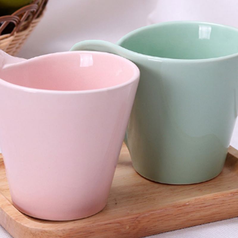 New Arrival Ceramic Coffee Mug Setplain Color Cups For Women Travel 2 Pack Χριστουγεννιάτικες Γυαλιστερές Κούπες Με Συσκευασία Δώρου