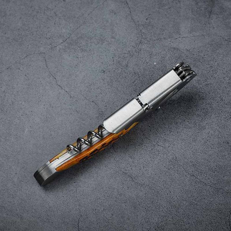 Ox Bone Bottle Opener Ανοξείδωτο Steel Thickened Wine Open With Little Knife