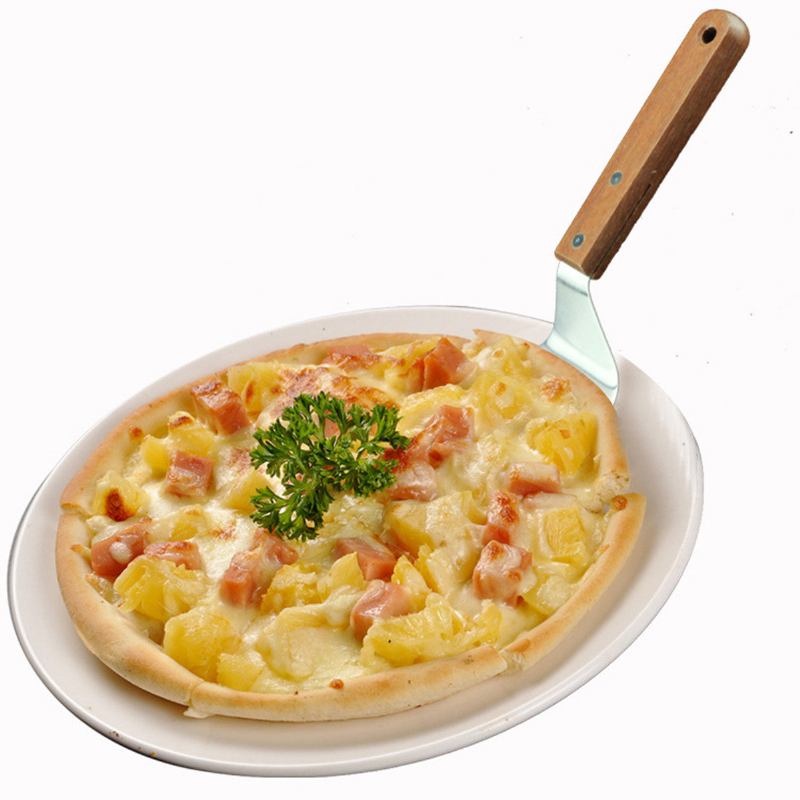 Pizza Spatula Peel Από Ανοξείδωτο Ατσάλι Θήκη Για Κέικ Δίσκος Πιάτο Shifter Ψήσιμο Σκεύος Ψησίματος