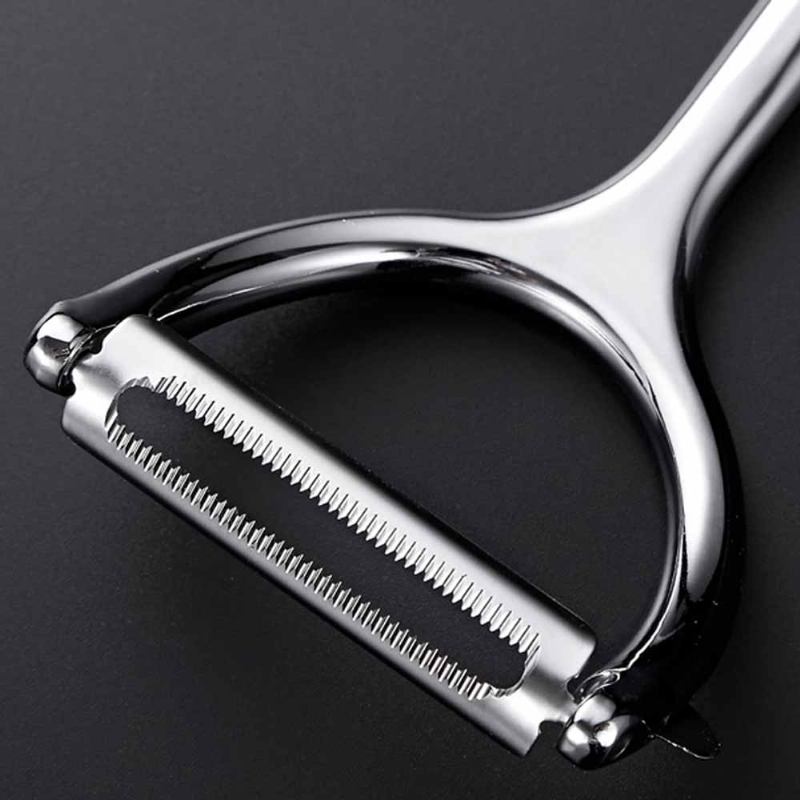 Πολυλειτουργικό Peeling Artifact Επιλεγμένο Μαχαίρι Κουζίνας Από Κράμα Ψευδαργύρου Με Σχέδιο Bionic Λεπίδας Με Δόντια Καρχαρία