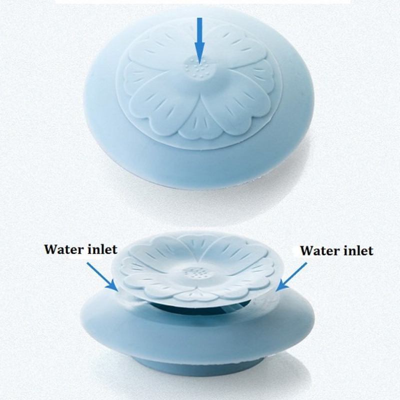Πώμα Αποστράγγισης Από Σιλικόνη Hair Catcher 2 Σε 1 Αποσμητικό Νιπτήρα Μπανιέρας Δαπέδου Κουζίνας