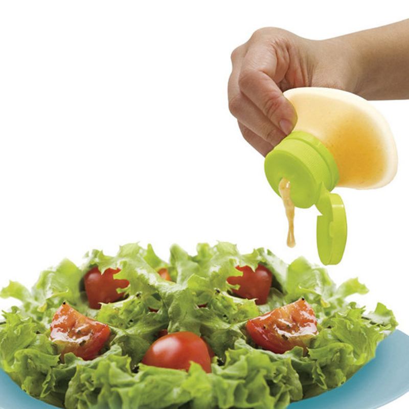 Quickdone Mini Silicone Squeeze Sauce Bottle Salad Dressing Δοχείο Κρέμα Με Λάδι Μαρμελάδας Κέτσαπ