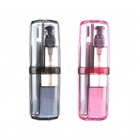 Etravel Travel Toiletries Storage Cup Φορητό Κύπελλο Οδοντόβουρτσας 8 Σε 1 Αξεσουάρ Μπάνιου Αποθήκευσης Γκρι Μωβ