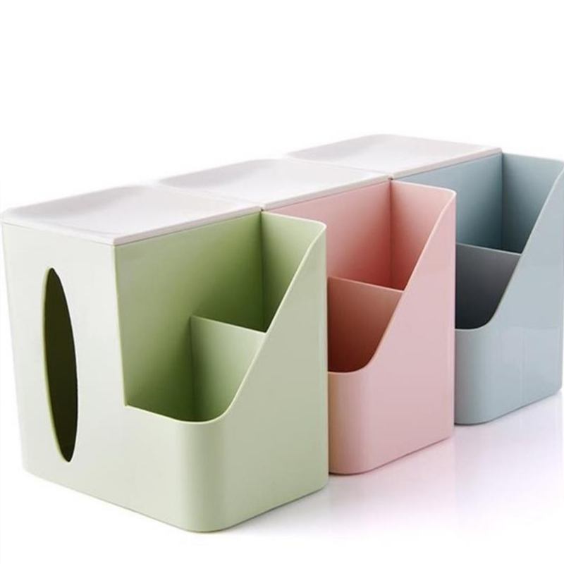 Πολυλειτουργικό Tissue Box Με Multiple Cell & Top Concave Design Αντιολισθητικό Και Μη Λειαντικό Bottom Pad Box