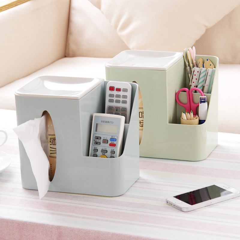 Πολυλειτουργικό Tissue Box Με Multiple Cell & Top Concave Design Αντιολισθητικό Και Μη Λειαντικό Bottom Pad Box