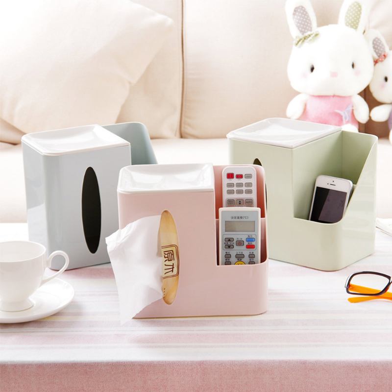 Πολυλειτουργικό Tissue Box Με Multiple Cell & Top Concave Design Αντιολισθητικό Και Μη Λειαντικό Bottom Pad Box
