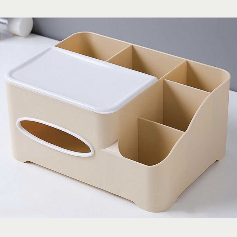 Storage Box Πλαστικό Πολυλειτουργικό Tissue Box Creativity Κουτί Ταξινόμησης Για Τηλεχειριστήριο Sundries Δοχείο