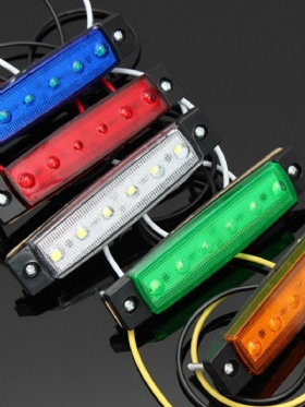 12v/24v Smd 6 Led Μπροστινά Πλαϊνά Ενδεικτικά Φώτα Για Φορτηγό Τρέιλερ Φορτηγού
