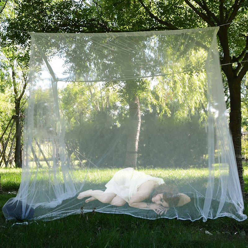 200x200x180cm Ταξιδιωτικό Κάμπινγκ Κουνουπιέρα Απωθητική Σκηνή Εντόμων Απόρριψης 4 Γωνιακού Στύλου Κρεβάτι Με Κουρτίνα Με Κρεμαστό