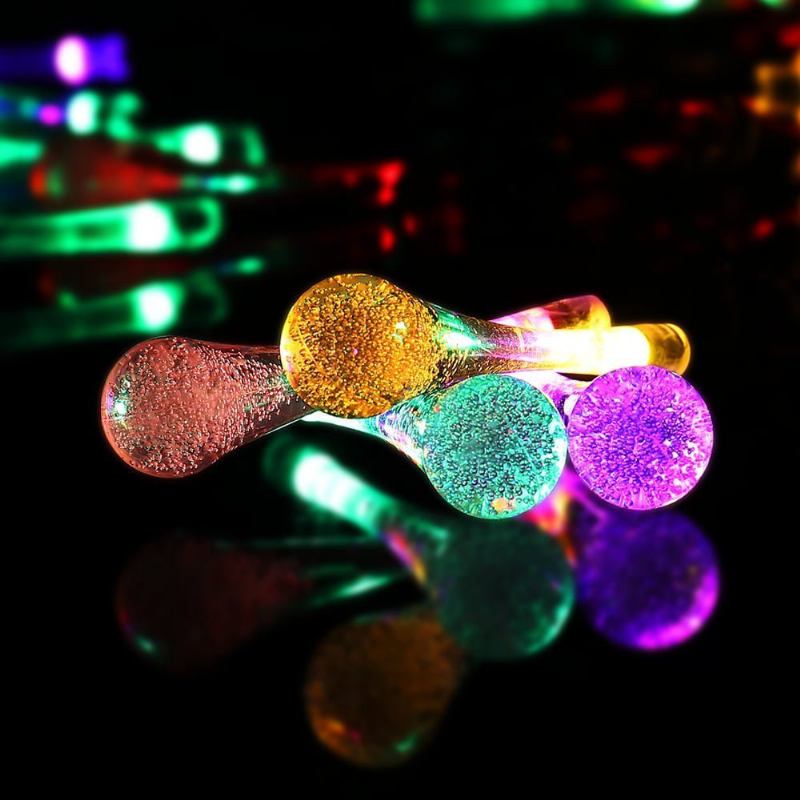 30 Led Με Τροφοδοσία Μπαταρίας Raindrop Fairy String Light Εξωτερική Διακόσμηση Χριστουγεννιάτικου Πάρτι Στον Κήπο Γάμου
