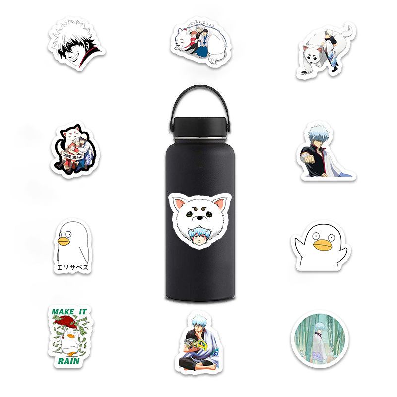 Αυτοκόλλητα Gintama Laptop 50 Τμχ Συσκευασία Μόδα Anime Μπουκάλι Νερού Αυτοκόλλητο Skateboard Για Παιδιά Teen Cool Βινυλίου Για Κορίτσι Ταξιδιωτική Θήκη Τηλεφωνικό Σημειωματάριο Κράνος Ποδήλατο