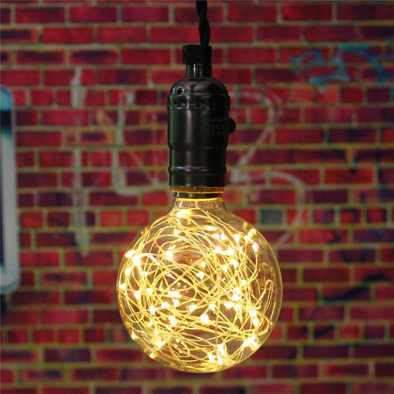 E27 Star 3w Edison Bulb Led Filament Retro Firework Βιομηχανικό Διακοσμητικό Φωτιστικό