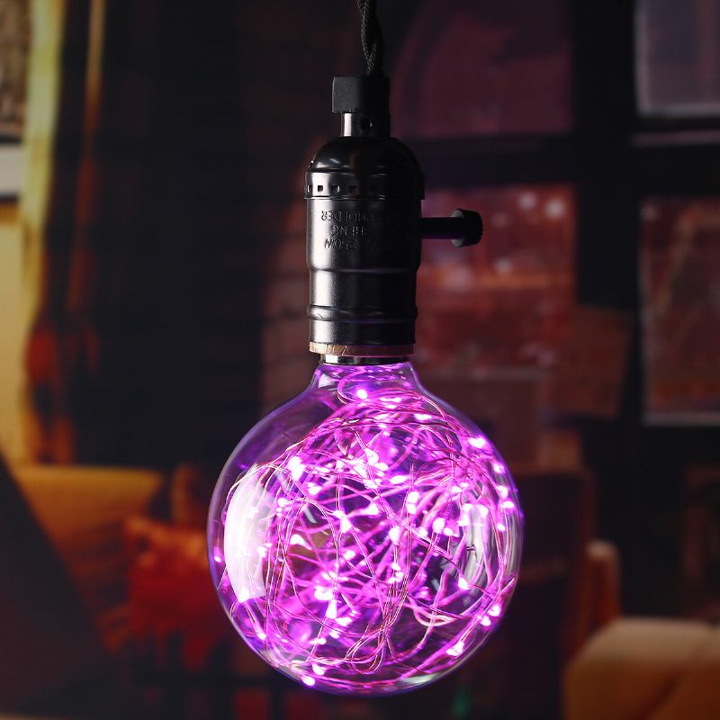 E27 Star 3w Edison Bulb Led Filament Retro Firework Βιομηχανικό Διακοσμητικό Φωτιστικό