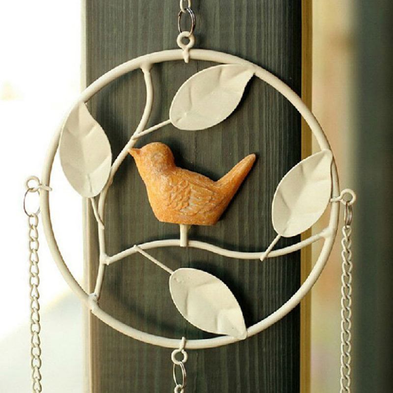 Honana Dx-203 Creative Bird Handmade Metal Bells Campanula Διακοσμητικά Σπιτιού Σιδερένιο Μενταγιόν