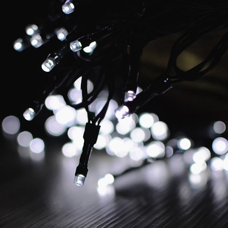 Kcasa Ssl-13 Led 7m 50led Ηλιακό Πάνελ String Light Χριστουγεννιάτικη Διακόσμηση Γάμου Κήπου