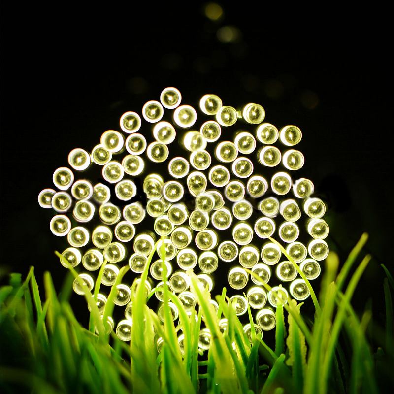 Kcasa Ssl-13 Led 7m 50led Ηλιακό Πάνελ String Light Χριστουγεννιάτικη Διακόσμηση Γάμου Κήπου
