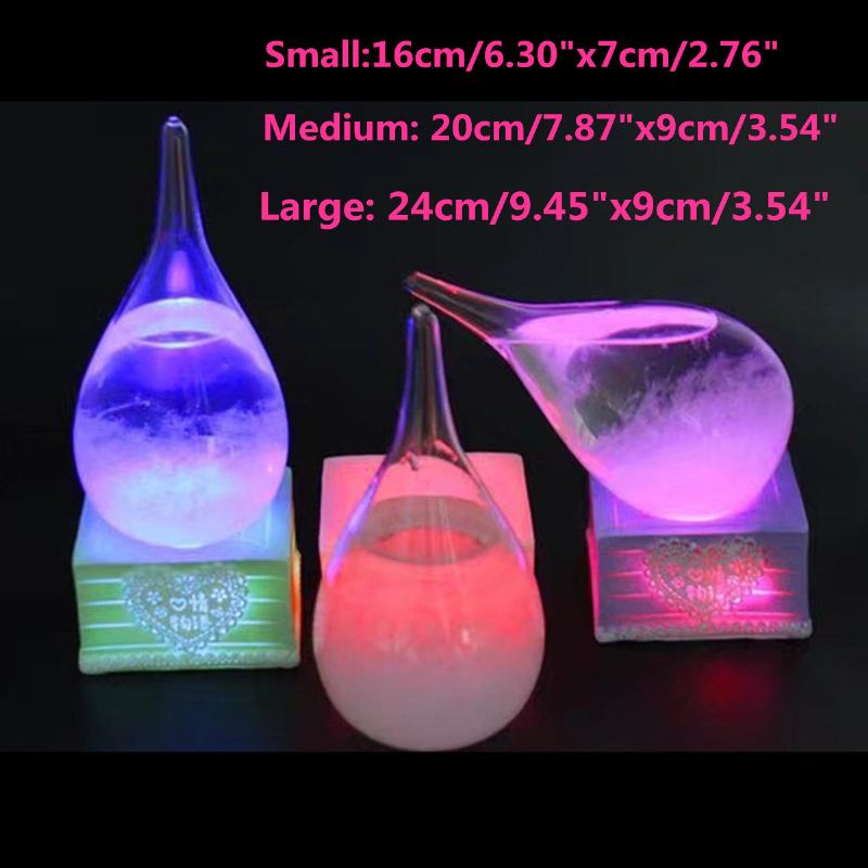 Πρόγνωση Καιρού Crystal Drop Water Shape Storm Glass Διακόσμηση Σπιτιού Χριστουγεννιάτικα Δώρα