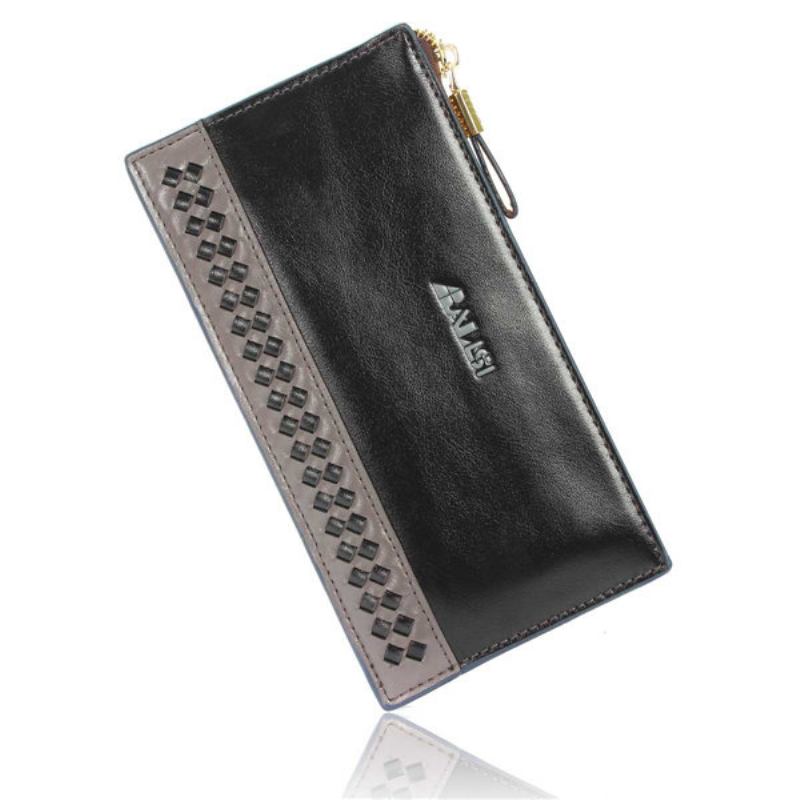 Ανδρικά Casual Business Long Zipper Wallet Leisure Cash Cards Πορτοφόλι Νομισμάτων
