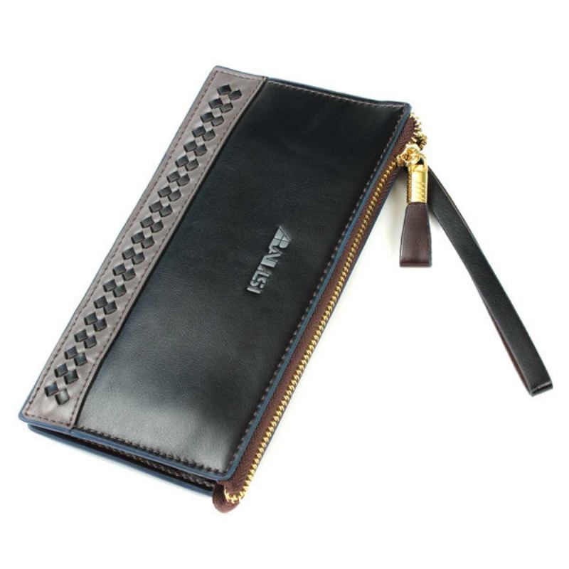 Ανδρικά Casual Business Long Zipper Wallet Leisure Cash Cards Πορτοφόλι Νομισμάτων