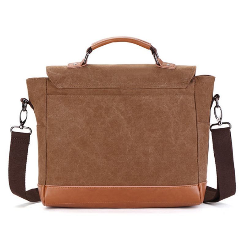 Canvas Business Casual Clutch Τσάντα Χιαστί Ανδρική