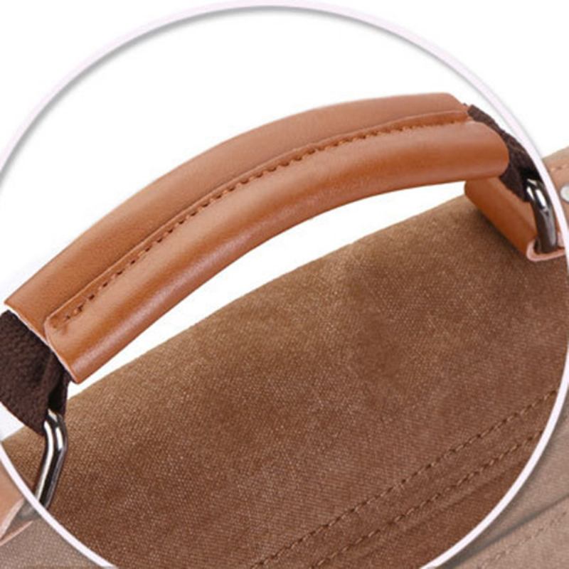 Canvas Business Casual Clutch Τσάντα Χιαστί Ανδρική