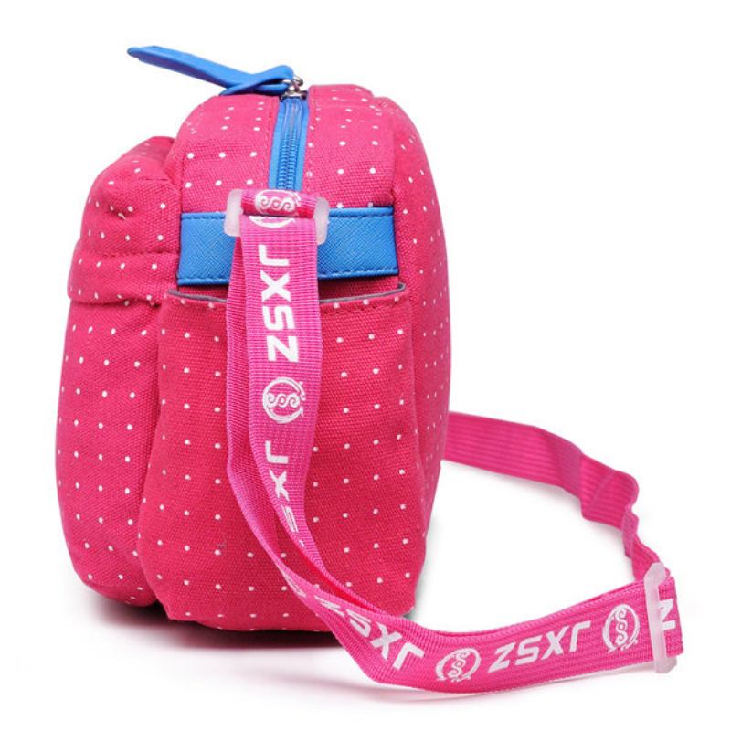 Canvas Casual Sports Travel Ελαφριά Τσάντα Ώμου Wave Point Τσάντες Χιαστί