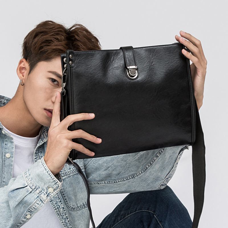 Διαγώνια Τσάντα Ώμου Ανδρική Δερμάτινη Business Casual Χαρτοφύλακας