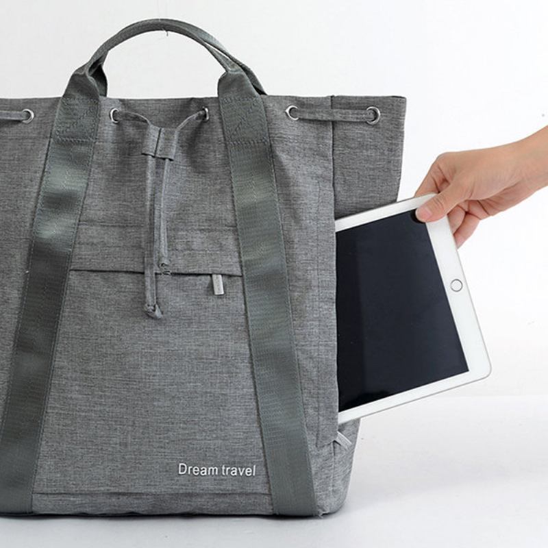 Γυναικεία Αδιάβροχη Τσάντα Duffel Με Κορδόνι Ταξιδιού Μεγάλης Χωρητικότητας