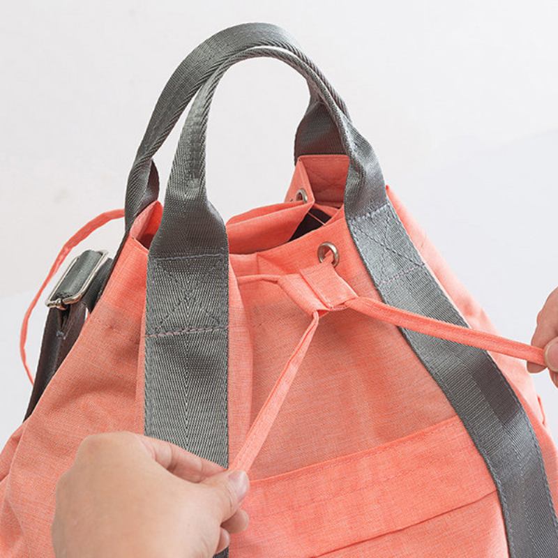 Γυναικεία Αδιάβροχη Τσάντα Duffel Με Κορδόνι Ταξιδιού Μεγάλης Χωρητικότητας